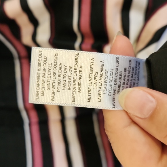 Black and pink striped dress - Picture 8 of 8